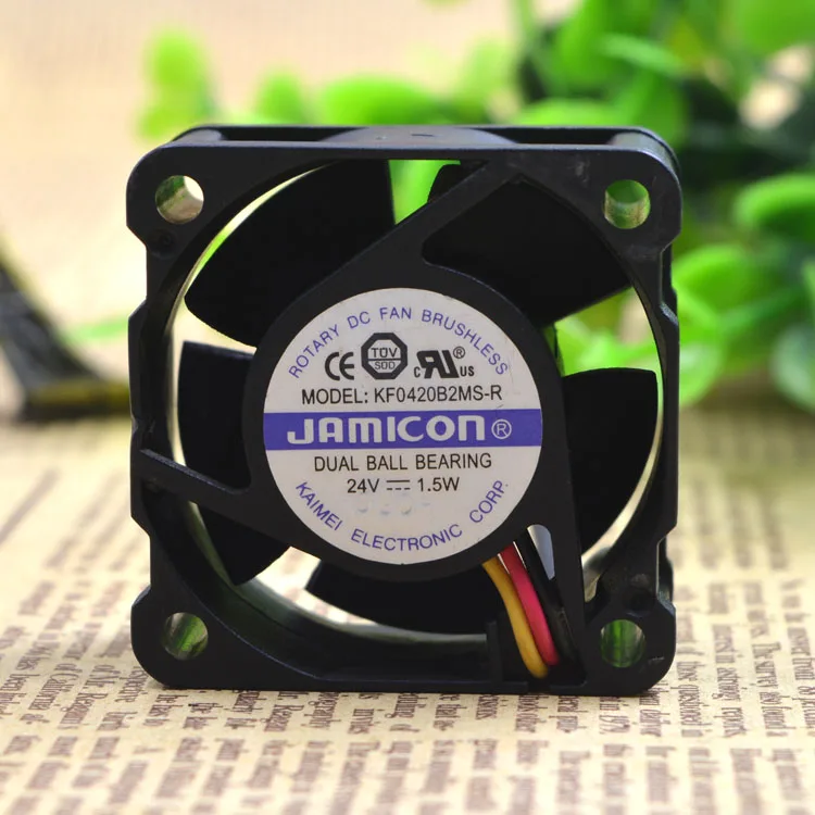 Бесплатная доставка. 4020 4 см KF0420B2MS r 24 v 1 5 W вентилятор охлаждения 40*40*20 мм|fan 40|cooling