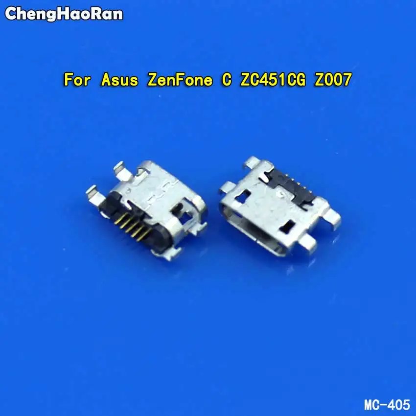 

ChengHaoRan 10 шт., Micro USB разъем для зарядки ASUS ZenFone C ZC451CG Z007