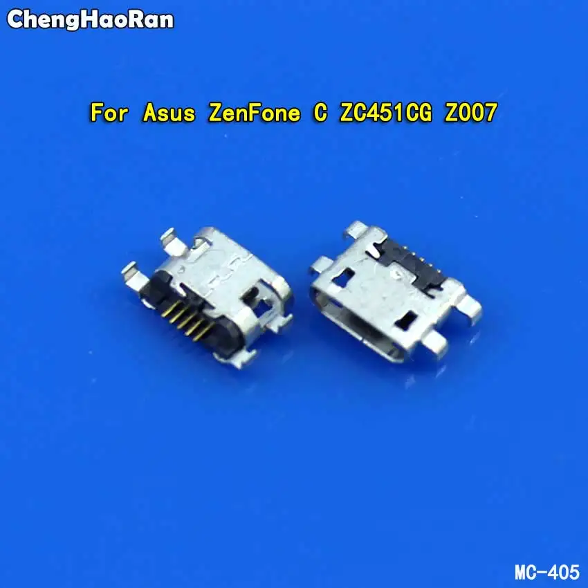 ChengHaoRan 10 шт. для ASUS ZenFone C ZC451CG Z007 микро USB зарядный разъем док станция сменный