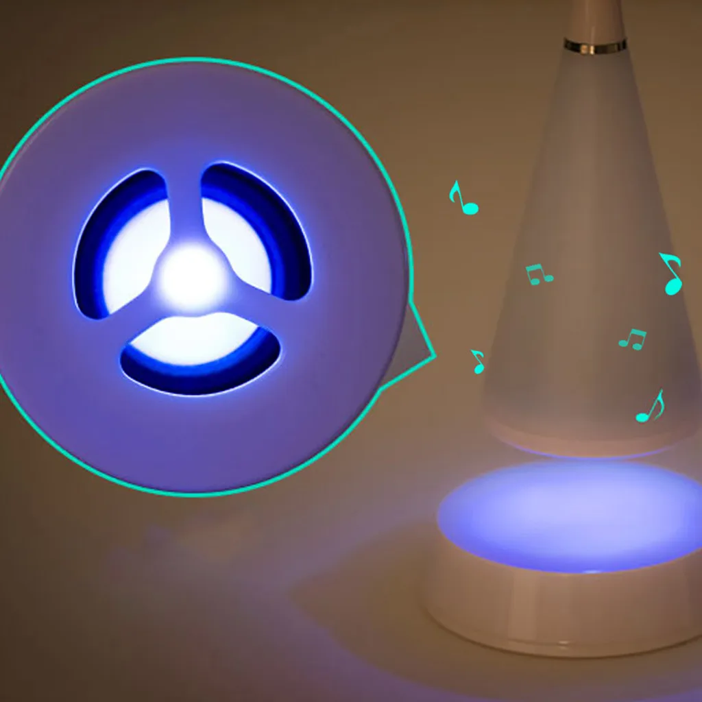 JINLE многофункциональная беспроводная bluetooth музыкальная лампа USB DC 5V зарядка