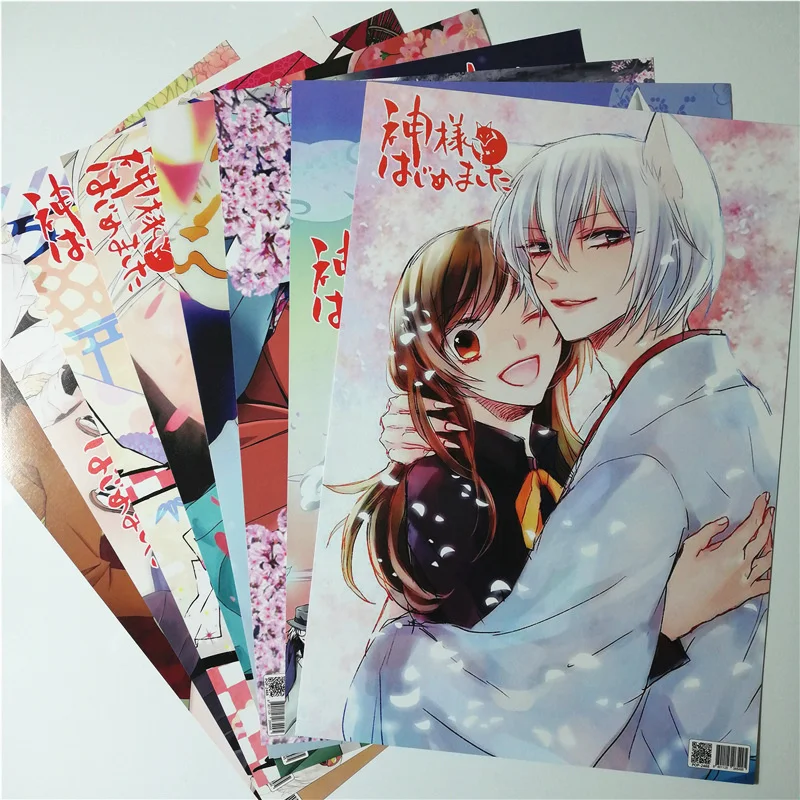 8*(42x29 см) Kamisama Kiss плакаты аниме наклейки на стену|Наклейки стену| |