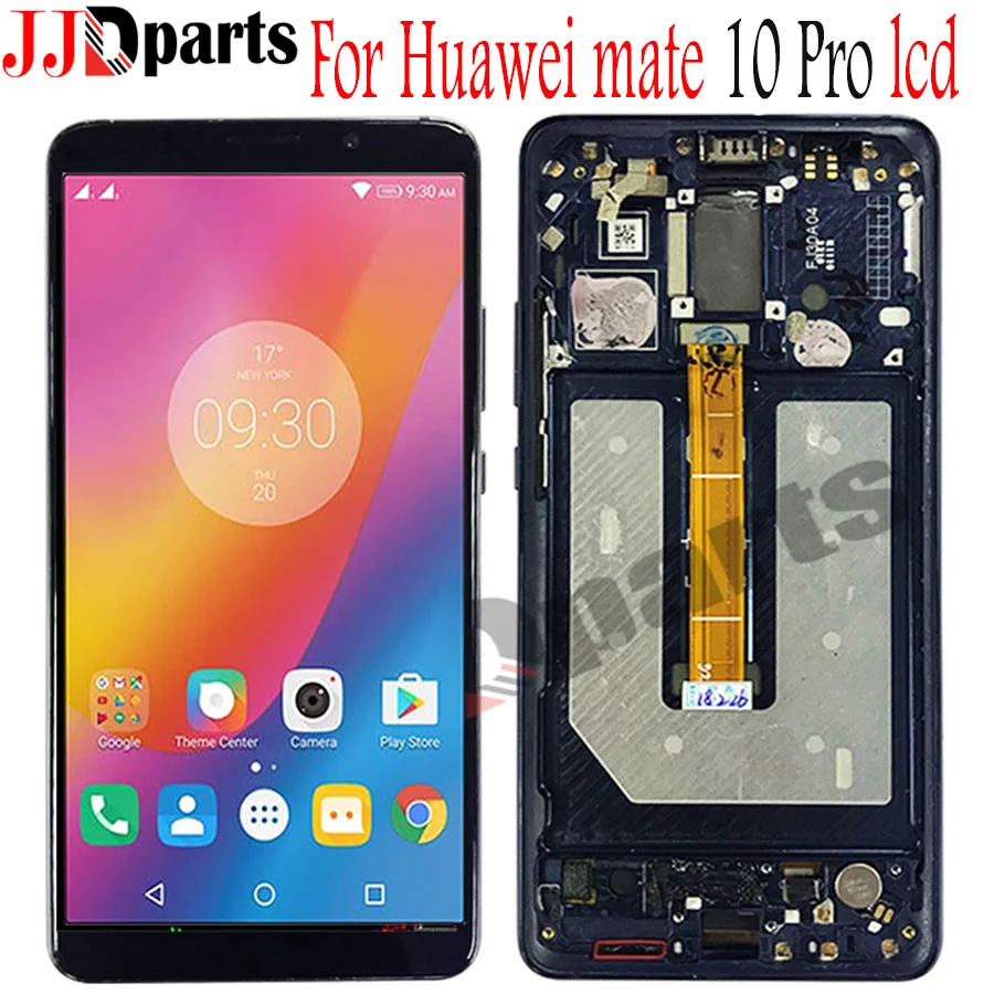 ЖК huawei mate 10 Pro lcd кодирующий преобразователь сенсорного экрана в сборе mate 10 pro дисплей с рамкой lcd huawei mate 10 Pro BLA-L09 L29 lcd