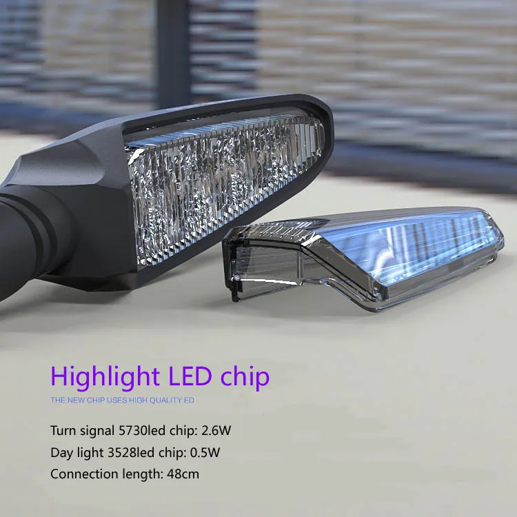 Дух зверя новые мотоциклетные поворотники водонепроницаемый включить свет