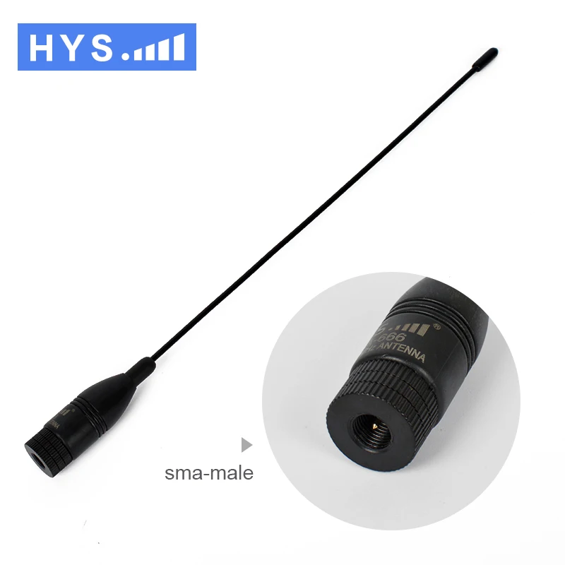 10PCS HYS NA-666 Walkie Talkie SMA-Male Antenna Soft Flexible Dual Band VHF&ampUHF Radio forBaofeng UV-3R UV-100 UV-200 | Мобильные