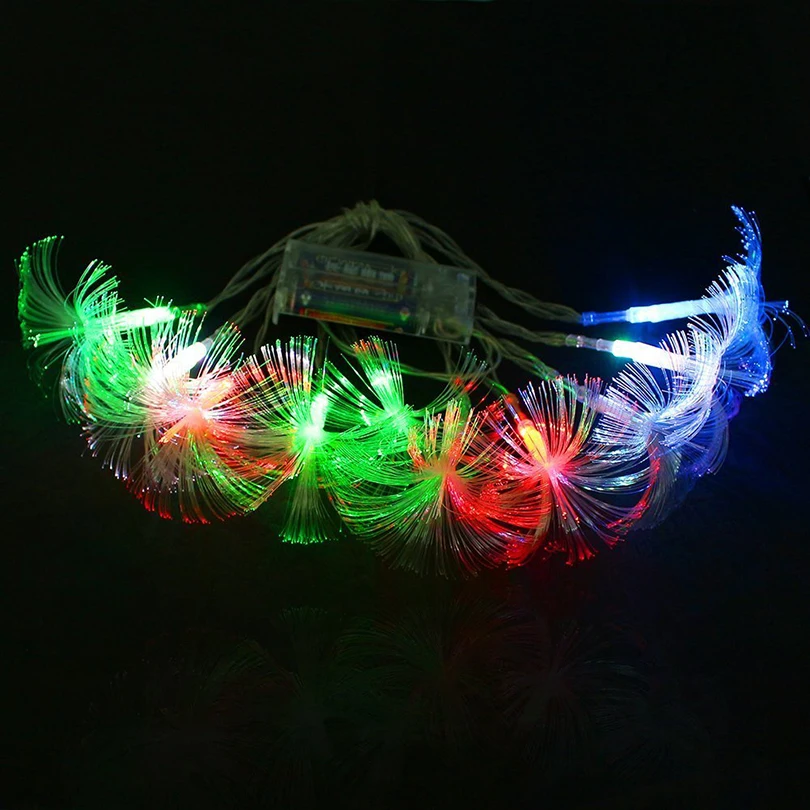 Гирлянда с 10 светодиодами 2 5 м питание от батарейки AA|lights for wedding|fairy string lightsstring lights