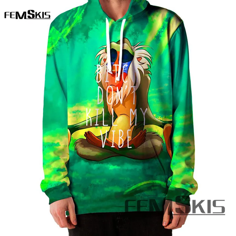 Одежда медитирующая Rafiki Hoodie Premium All Over Print Graphic Hoodies | Мужская одежда