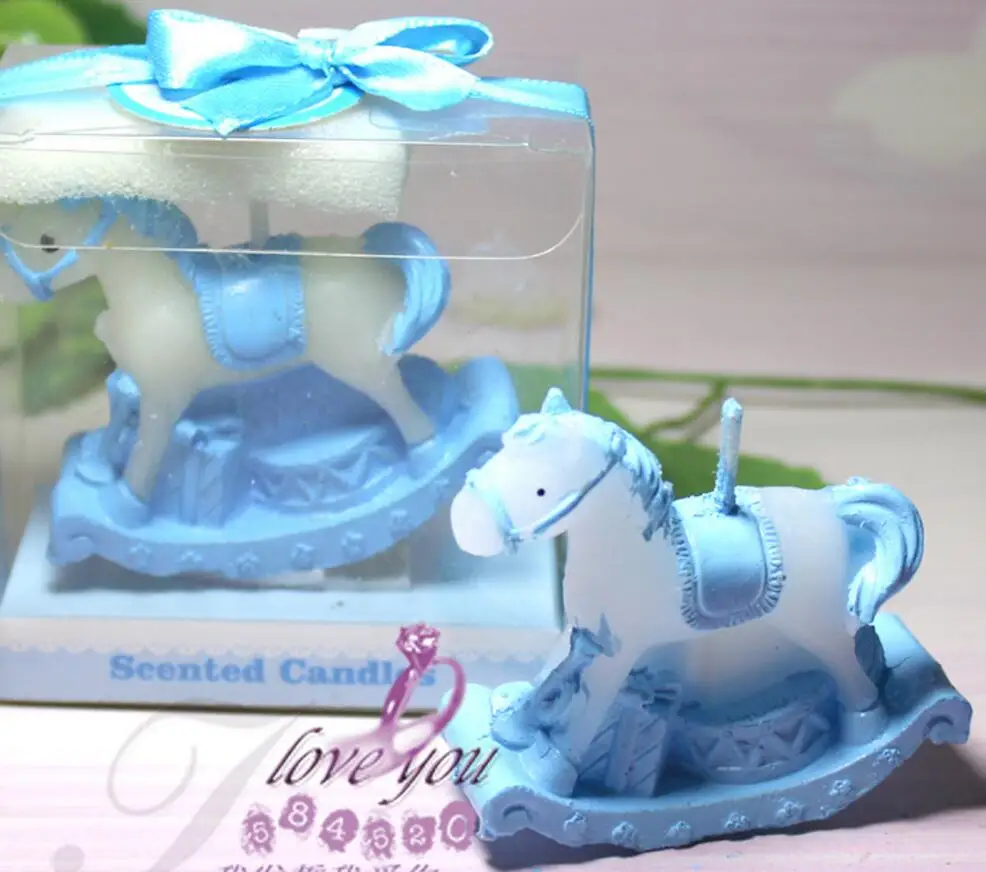 10 шт. милые Троянские конные свечи для свадьбы детский душ сувениры на день