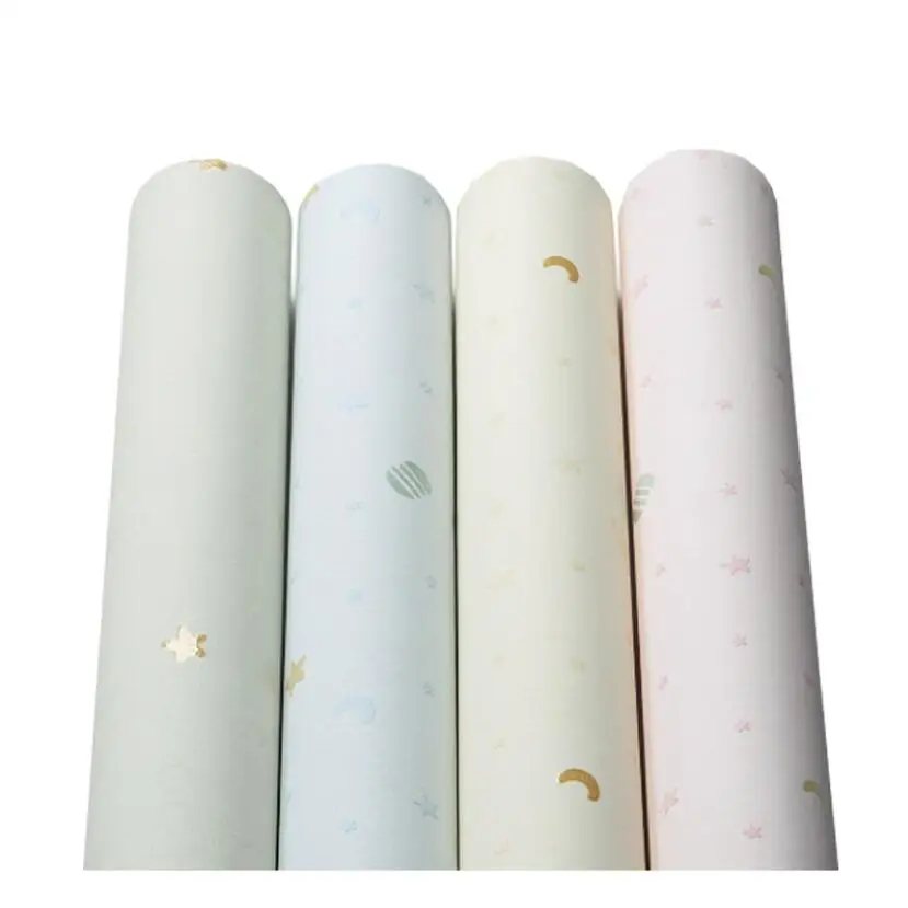 2019 Новые Красивые Луна обои со звездами 3d тисненая галактика космическая