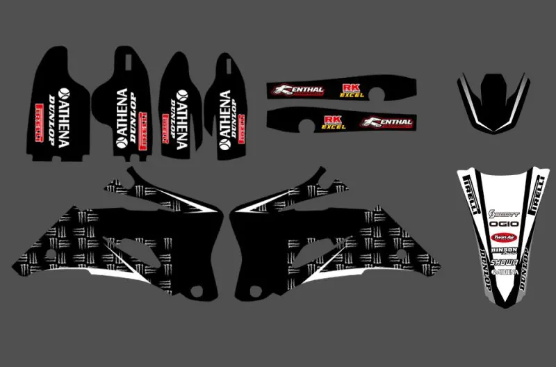 0130 черно белые новые стильные командные графики и фоны наклейки наборы наклеек