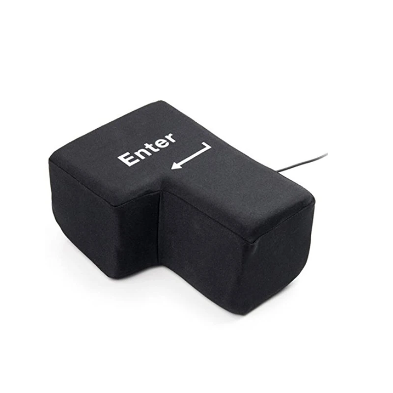 Мягкий большой USB вход ключ снятие стресса Подушка антистресс Новинка вентиляционные игрушки для рабочего стола ноутбука домашний офис гаджет USB Кнопка ввода
