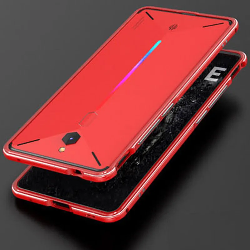 Роскошный бренд Алюминиевый металлический бампер 6,0 ''для Nubia Red Magic Red Devil металлические чехлы крышка Колонка Форма рамка NX609J