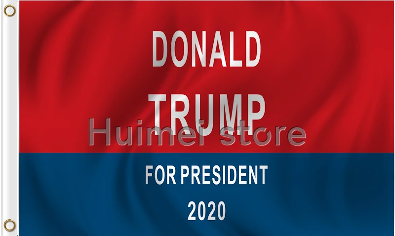 new design trump 3x5FT with custom polyester one side digital print banner | Flags