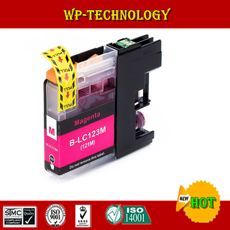8PK совместимый чернильный картридж для принтера Brother LC123 DCP J552DW J752DW картриджи
