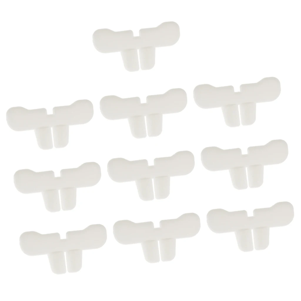 

10 шт., забавный Белый Искусственный Кролик, зубцы, пластик, кролик, зубцы, костюм, реквизит для Хэллоуина, вечеринки, маскарадное платье