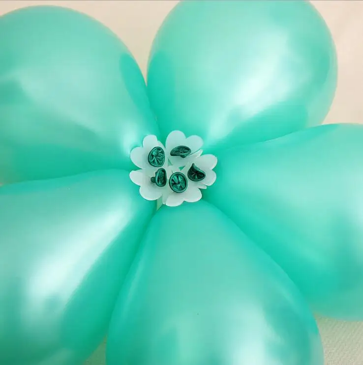 5 шт цветок Шары клип балон глобусы Flor шары украшения аксессуары Слива зажим