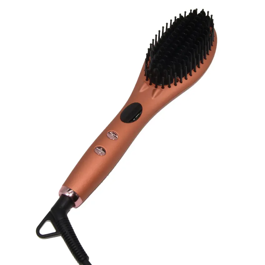 Queenme hair Выпрямитель для волос щетка MCH быстрый нагрев Электрический с расчёской