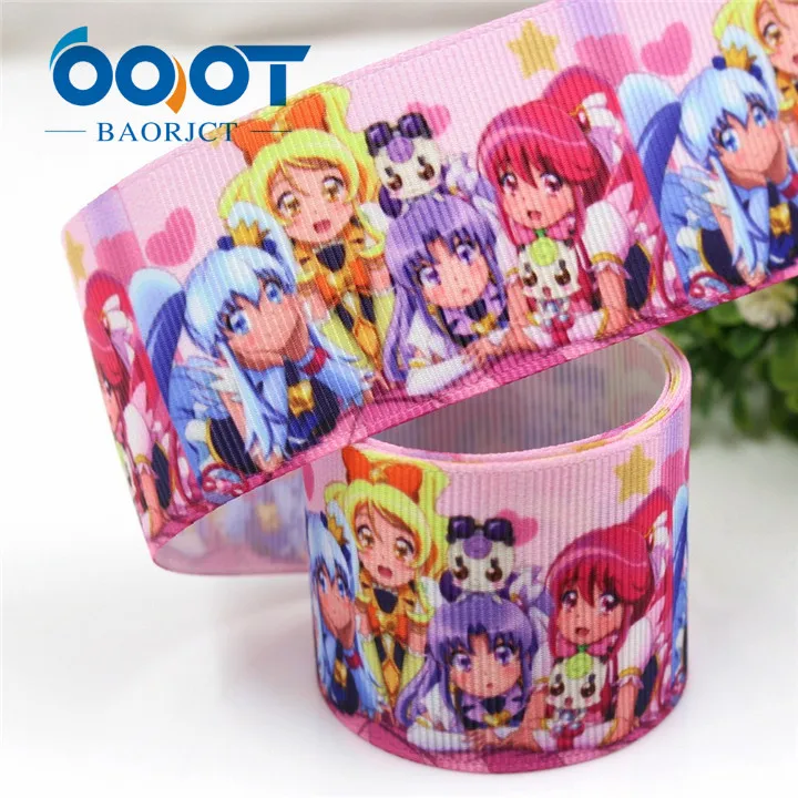 G-18801-726 OOOT BAORJCT G-18801-719, 38 мм 10 ярдов мультфильм ленты термотрансферный Печатный корсаж Свадебные DIY ручной работы материал - Цвет: G-18801-726