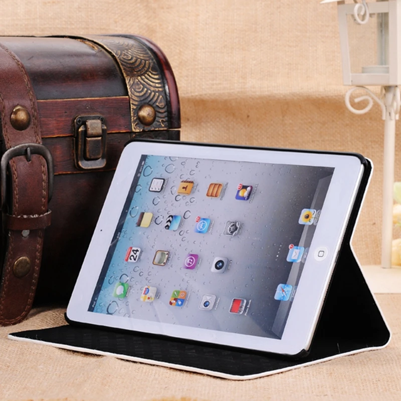 Чехол для iPad mini 1/2/3 с рисунком карты из искусственной кожи Модный чехол откидной