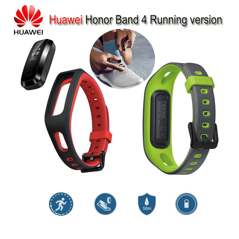 Оригинальный Смарт-браслет huawei Honor Band 4 для бега с застежкой-башмаком и