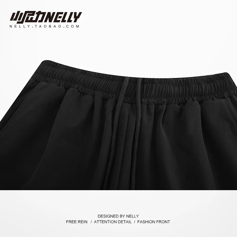 NELLY 2018 летние однотонные Джокер Шорты Jogger повседневные мужские свободные шорты в
