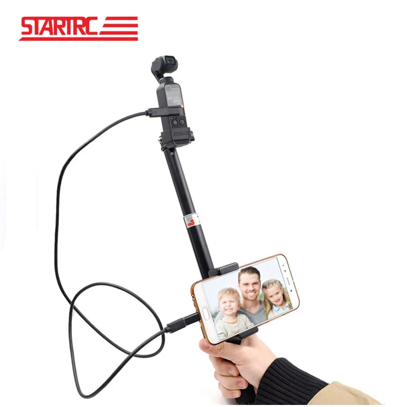DJI OSMO карманный зажим для телефона Телескопическая Палка селфи камеры Micro type c