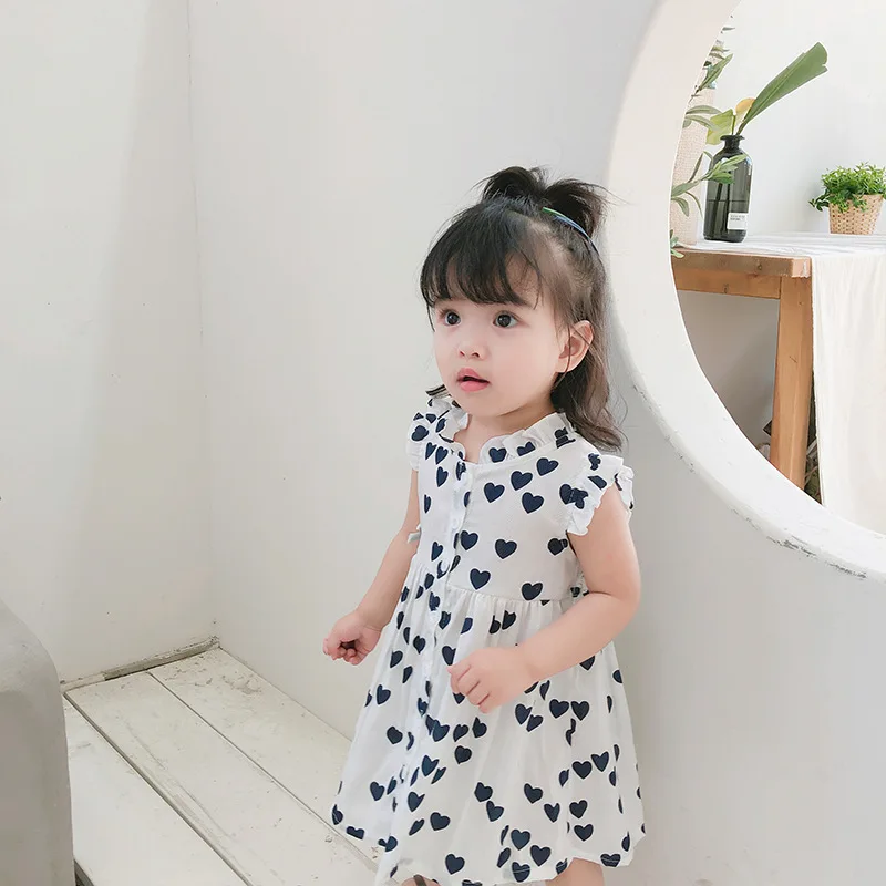 2019 летняя одежда для маленьких детей Одежда девочек детское красивое модное