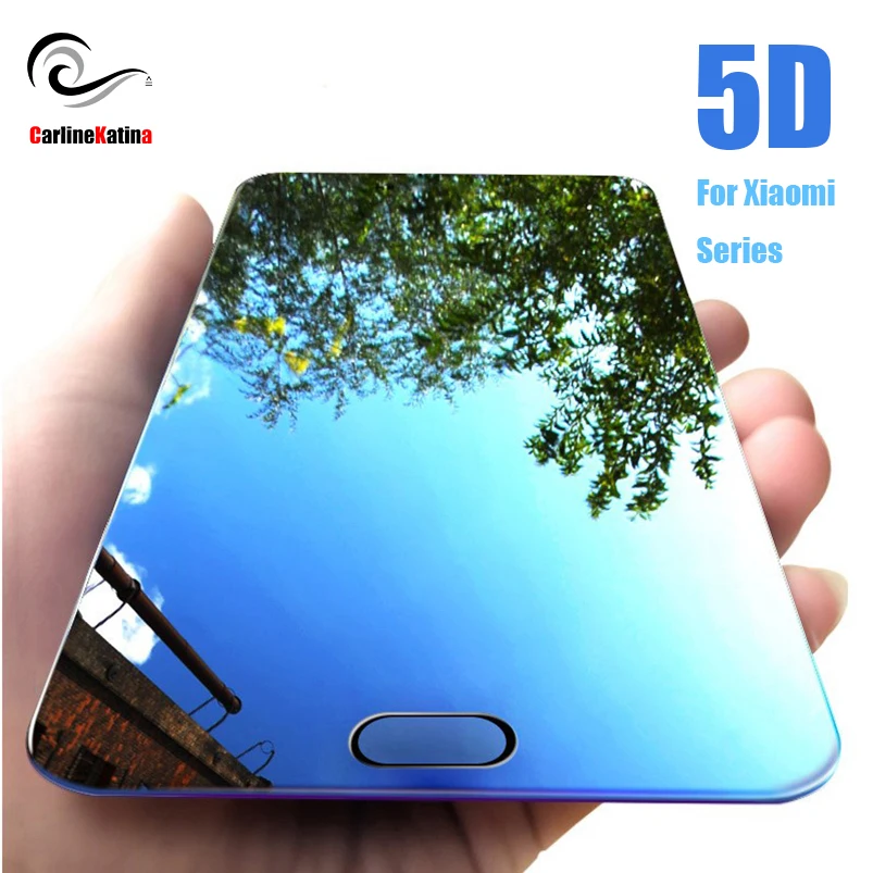 Закаленное стекло 5D для Xiaomi Mi 8 5X A1 6 6X Redmi s2 5 Plus Note 5A 4X Y1 lite Pro|Защитные стёкла и