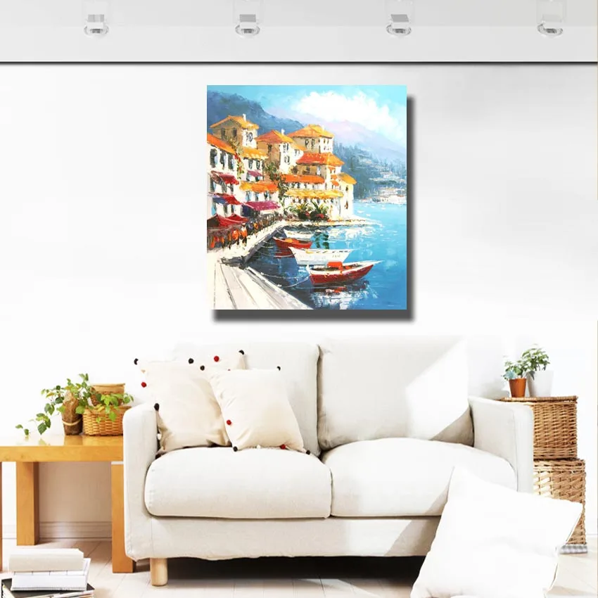 Горячая продажа красивый Sealandscape современное домашнее украшение для гостиной