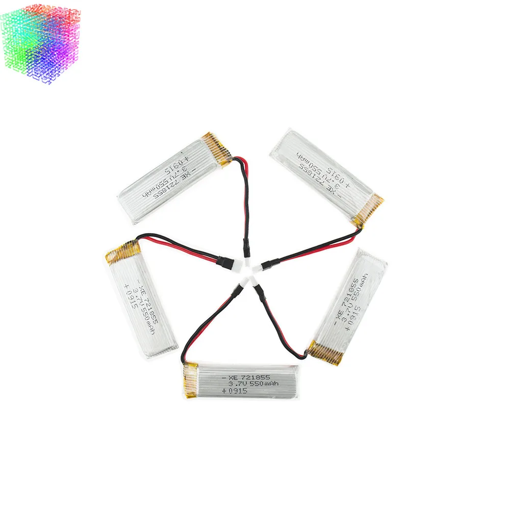 Lipo 3 7 v 550mah 5 шт. батареи и USB зарядное устройство для Wltoys V977 V930 Rc вертолет Дрон