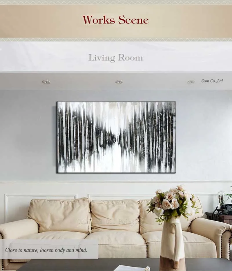 Чистая Ручная роспись холст масляная живопись черный песок Фолз трансформирует