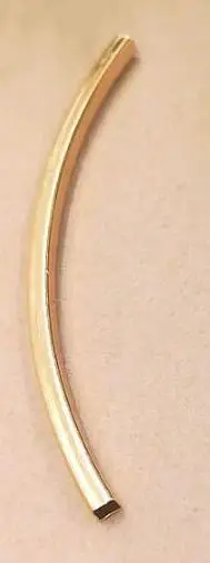 Origial Brass BASEHOME 30x2/40x2/50x2 мм 100 шт./лот квадратные медные бусины-спейсеры прямые трубки бусины для DIY Chock изготовление браслета ожерелья - Цвет: Origial Brass
