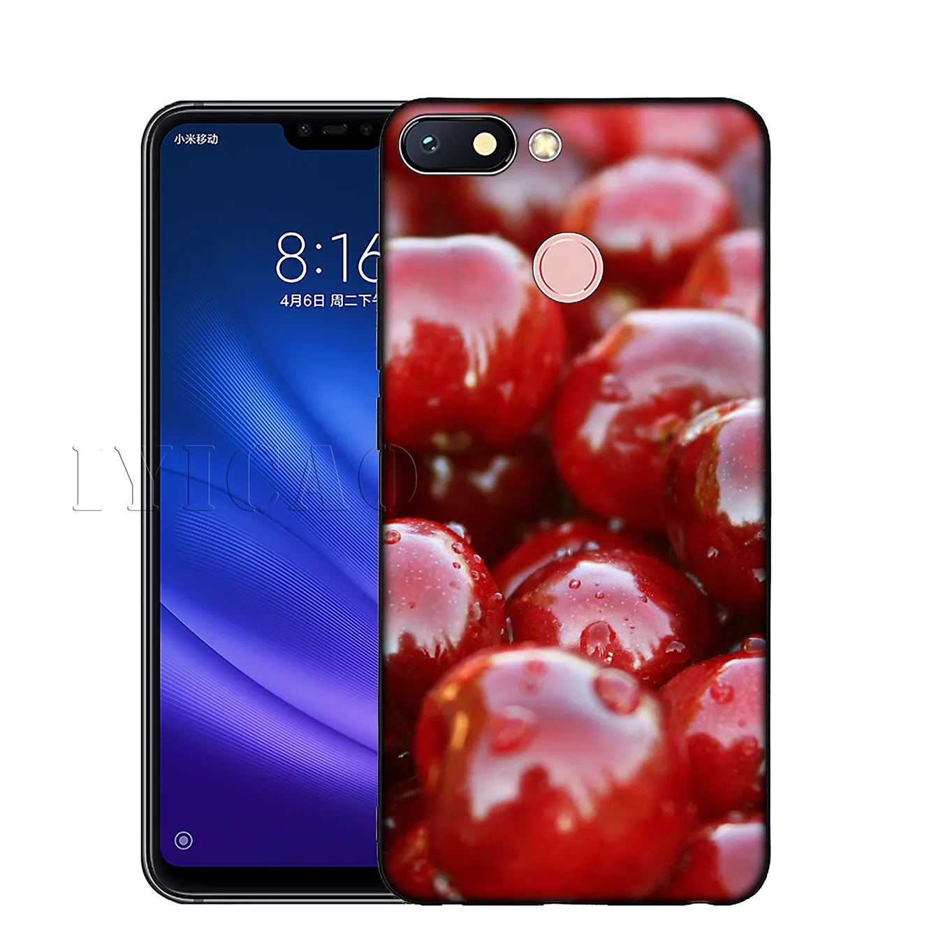 IYICAO Вишневый летний Мягкий силиконовый чехол для телефона Xiaomi Mi 10 9 9T CC9 CC9E 8 SE A3 Pro A1