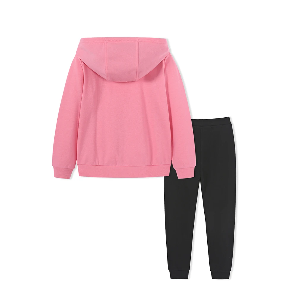 Balabala/комплект из 2 предметов для девочек толстовка с капюшоном и вышивкой на