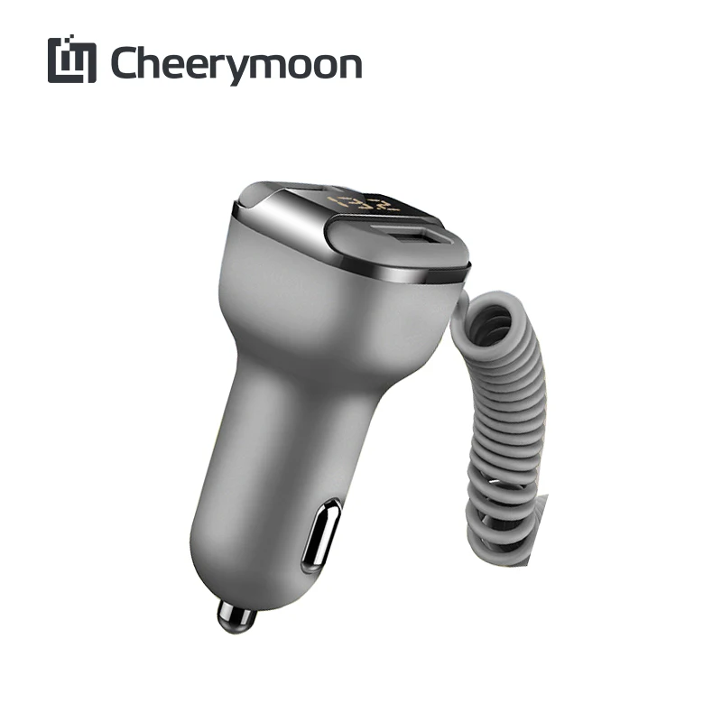 Автомобильное зарядное устройство CHEERYMOON вольтметр двойной USB Интеллектуальный