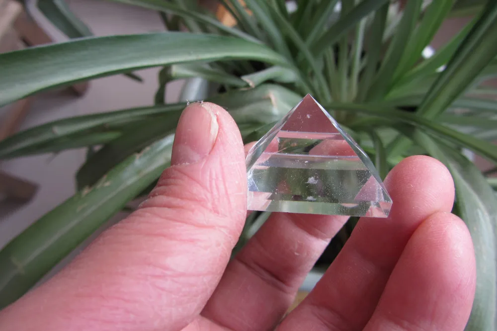 22 4 г натуральная прозрачная пирамида из кристалла кварца исцеления|healing pyramids|healing