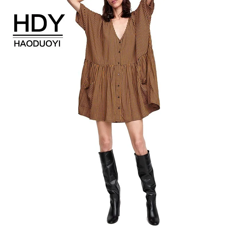 HDY Haoduoyi Femme летнее сексуальное простое для девочек с треугольным вырезом