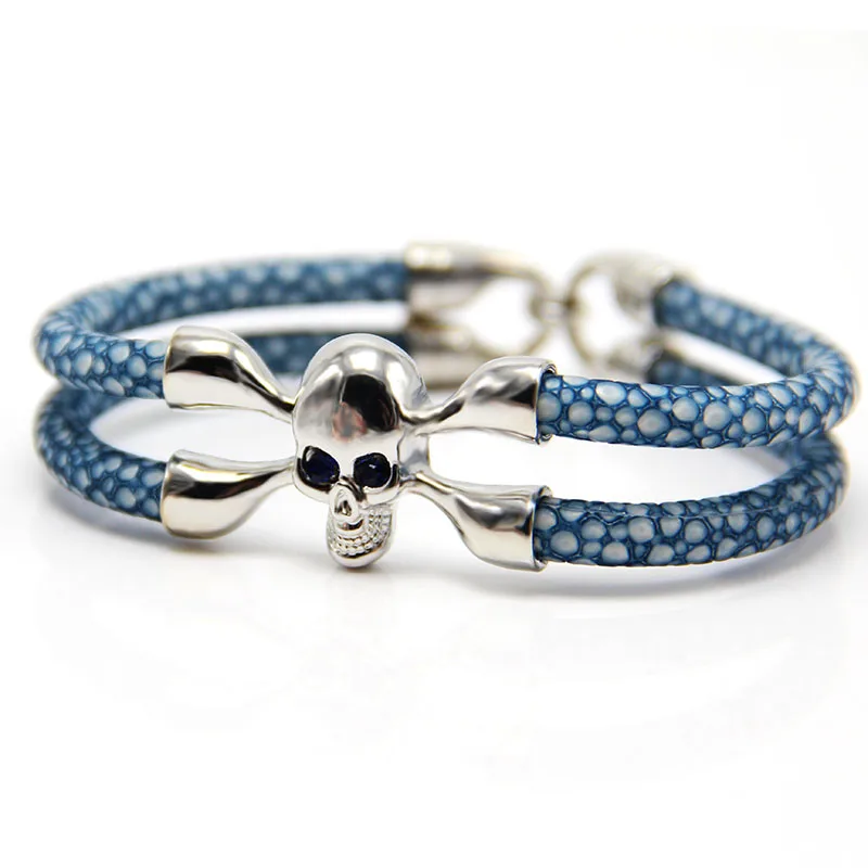 Лидер продаж роскошные мужские украшения браслет с черепом Новое поступление