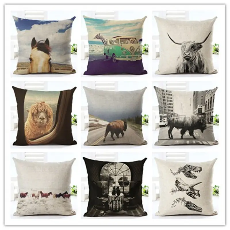 Наволочка с цифровой печатью из мультфильма забавная наволочка изображением