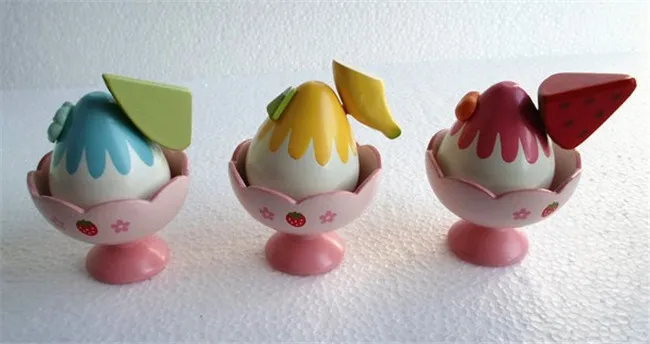 Новые деревянные игрушки Кухня игрушка набор шоколад фрукты Мороженое машина