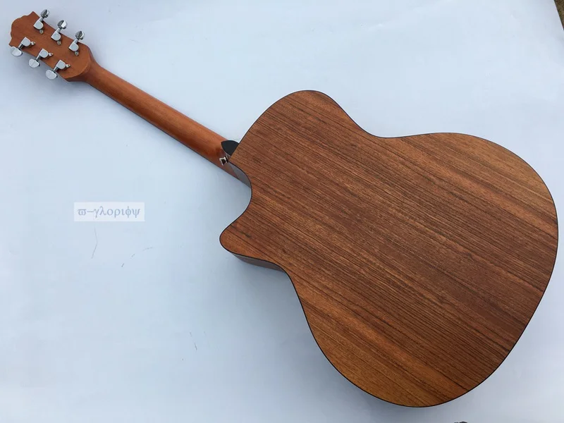 Hickory wood 41 дюймов Акустическая Электрогитара с эквалайзером с микрофоном beat board функция sunburst Цвет