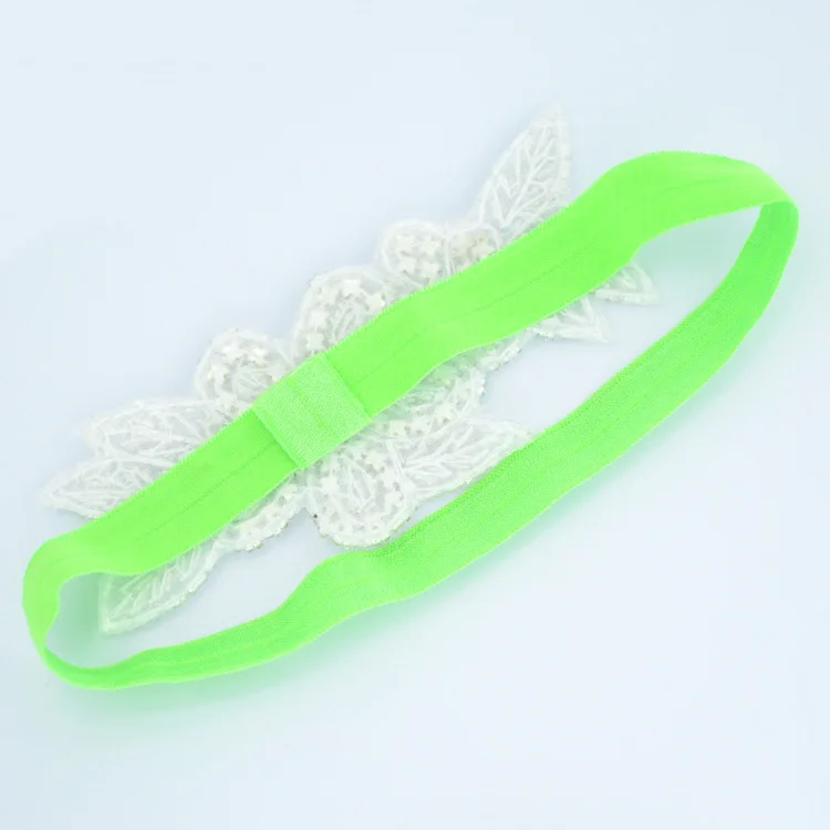 Sweet Princess Flower Girls Leaves Style Crystal Party Headbands 32 Color Wedding Head Wears with Rhinestone | Детская одежда и