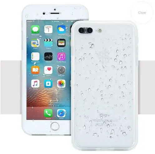 White Для iphone 6 водонепроницаемый ТПУ чехол IP54 тонкий жизни водонепроницаемый защитный чехол для iphone 6s чехол s силиконовый чехол с отпечатком пальца - Цвет: White