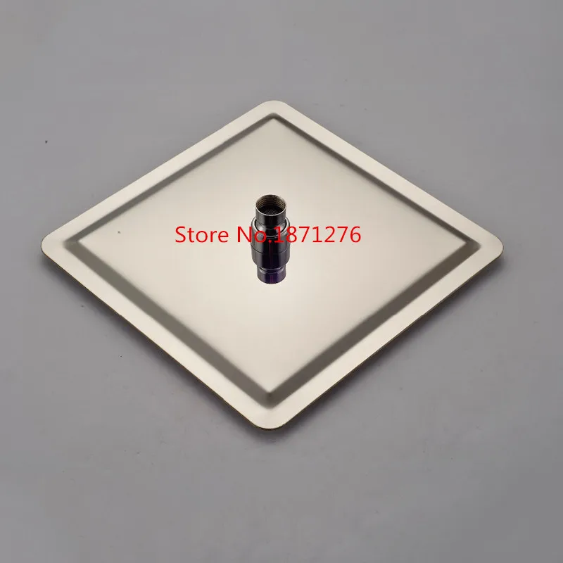 Лейка для душа из нержавеющей стали ультратонкая квадратная хромированная