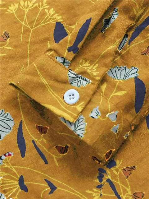 Для женщин Boho Цветочный принт Oversize Винтаж хлопок белье свободные летний топ