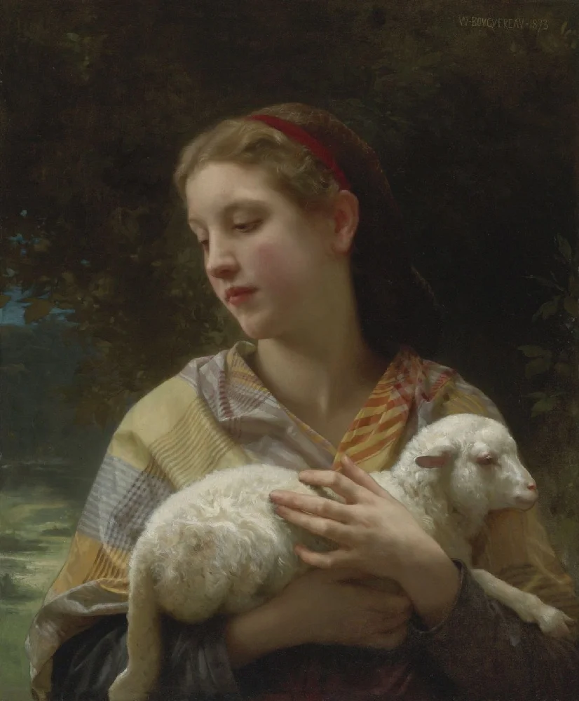 

Handmade Oil painting reproduction Innocence by William Bouguereau