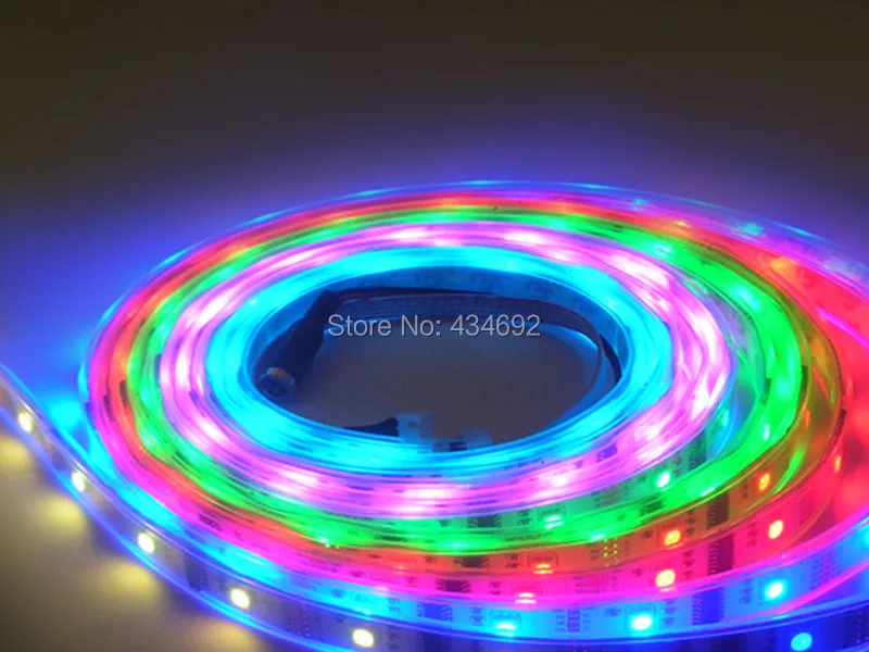 5 м 5050 1606IC 160 светодиодов Dream Color RGB светодиодная лента + 1606 DMX контроллер блок