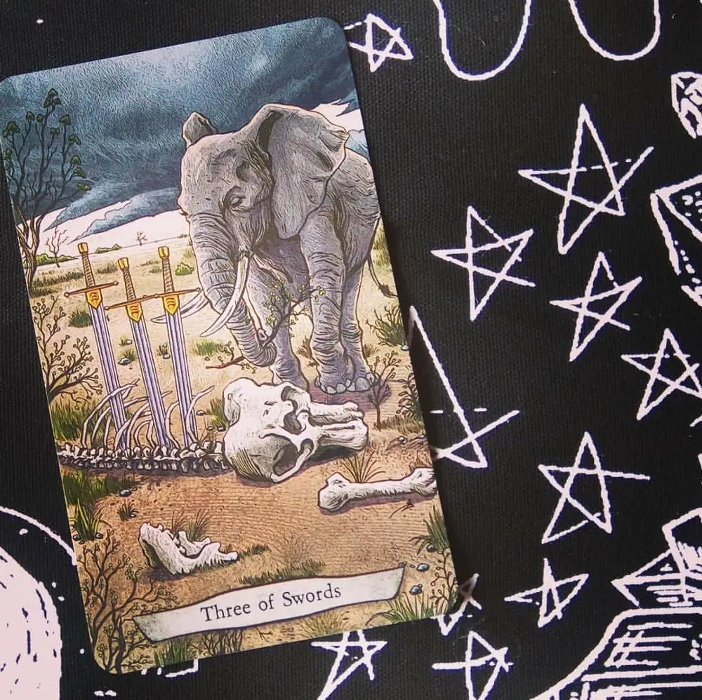 Новое животное тотем настольная игра Карты Таро Высокое качество бумаги 78 шт