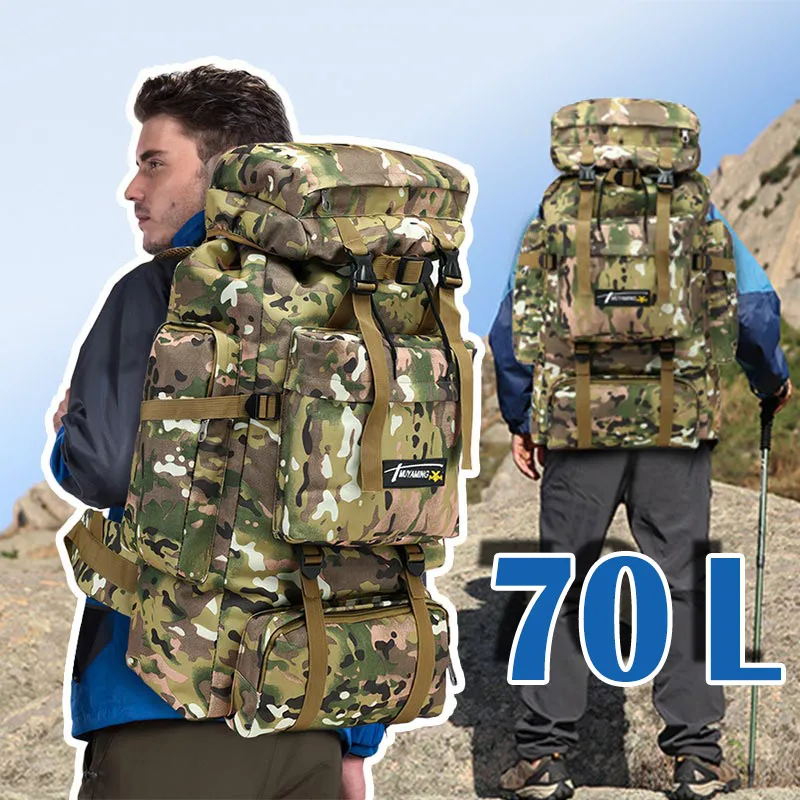Тактическая мужская сумка 70L военный рюкзак спортивные сумки для альпинизма