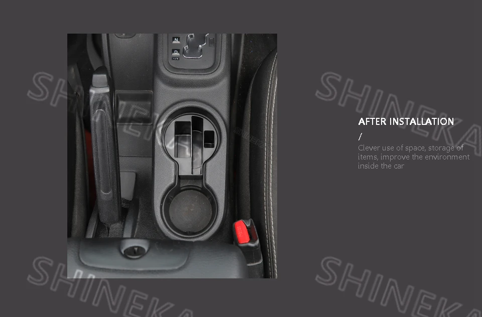 SHINEKA для Jeep Wrangler JK Автомобильный держатель для напитков коробка для хранения телефона кошелек монеты ключ для Jeep Wrangler JK 2011- аксессуары