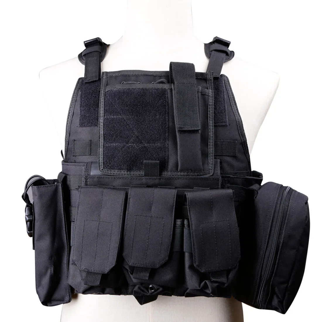 FSBE WST Molle военный быстросъемный тактический жилет Регулируемый Открытый страйкбол Пейнтбол защитный жилет для охоты стрельбы